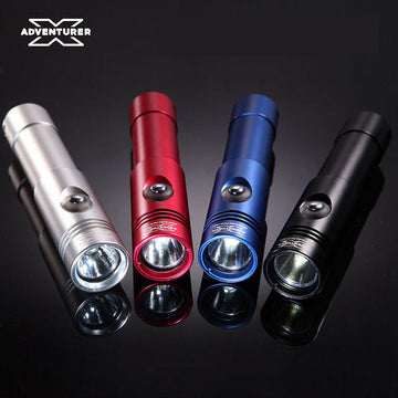 X-Adventurer M1200 LED Diving Torch 1200-Lumen Underwater Flashlight Scuba Diving Spot Light